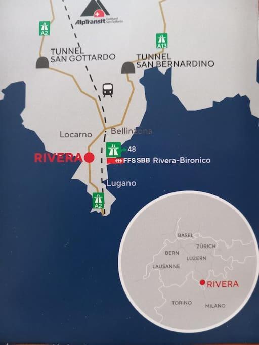 Bnb Rivera-Monteceneri Eksteriør bilde